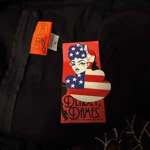 Deadly Dames Black top 4xl Pin Up Girl Clothing